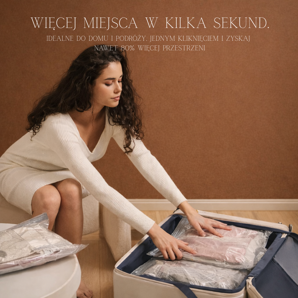 Vaccum - Worki Próżniowe z Pompką USB