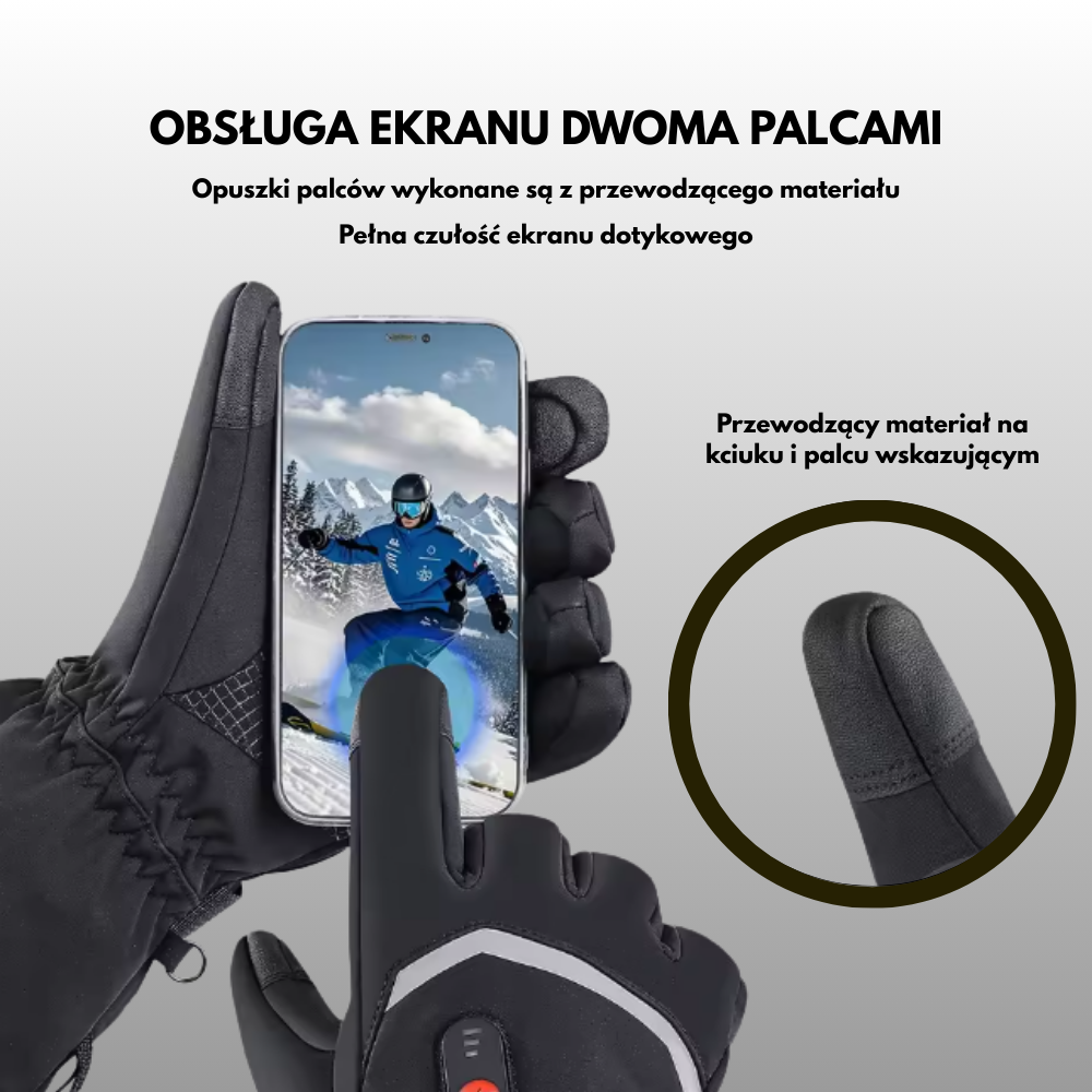 Termo Rękawiczki - 3 tryby grzania